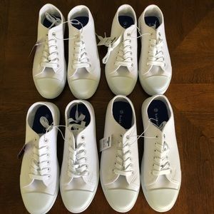 Ladies White Canvas Sneakers